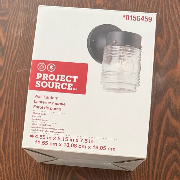 Project Source Wall Lantern - Picture 1 of 2